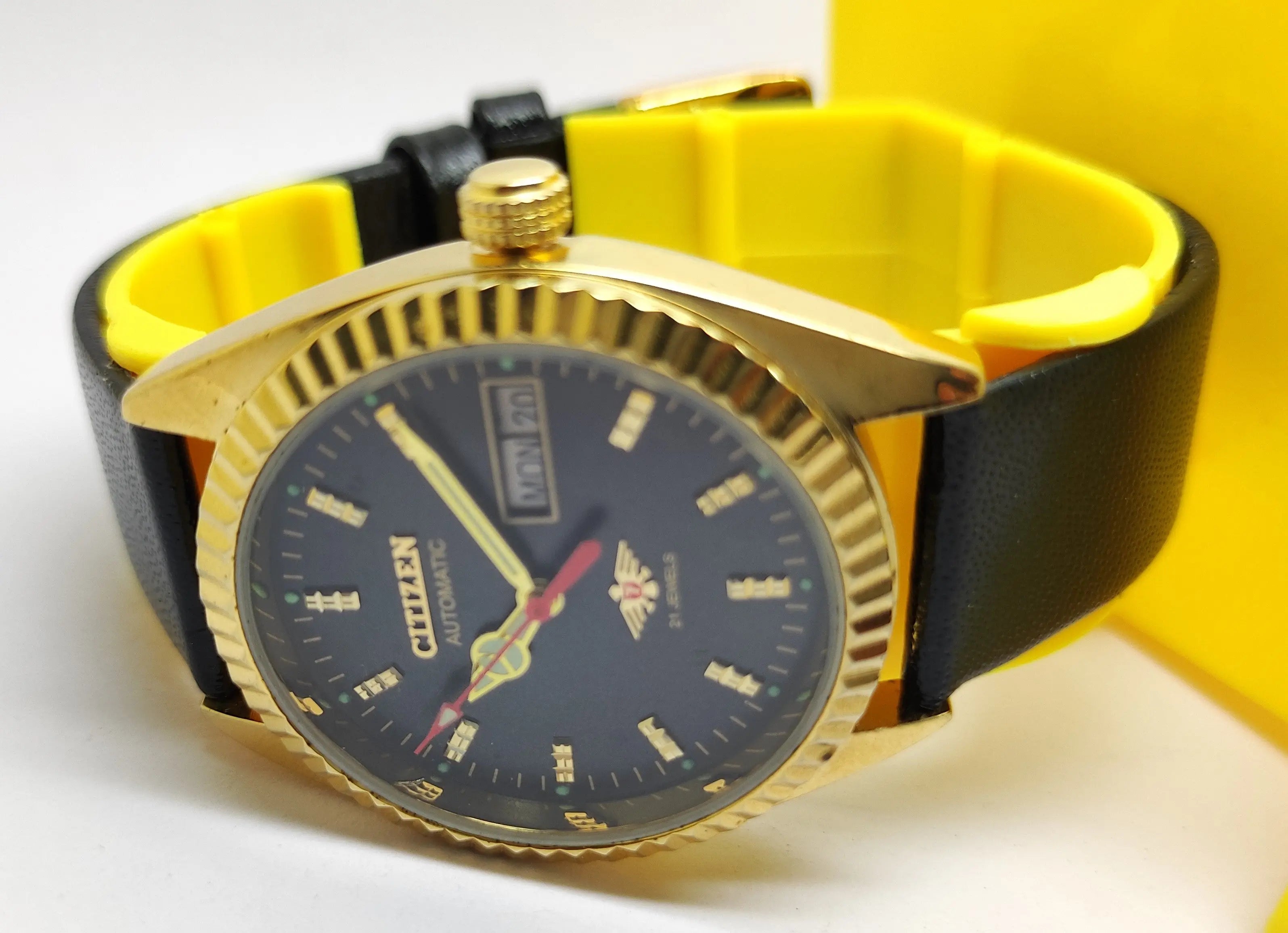 Citizen Automatic 8200 Movement stainless steel Japan Made 21 Jewels Men s Wrist Watch National Watches