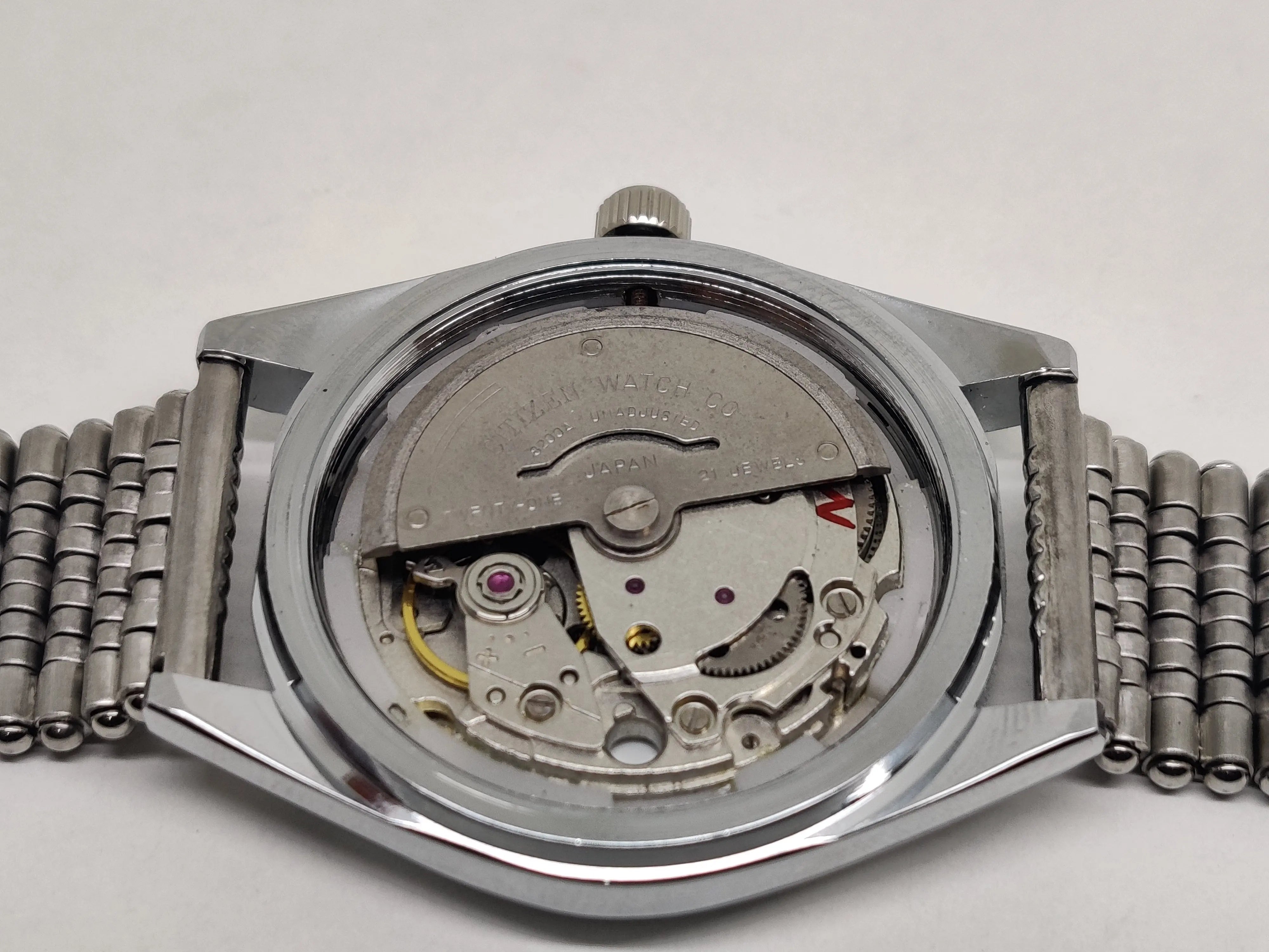 Citizen Automatic 8200 Movement stainless steel Japan Made 21 Jewels Men s Wrist Watch National Watches