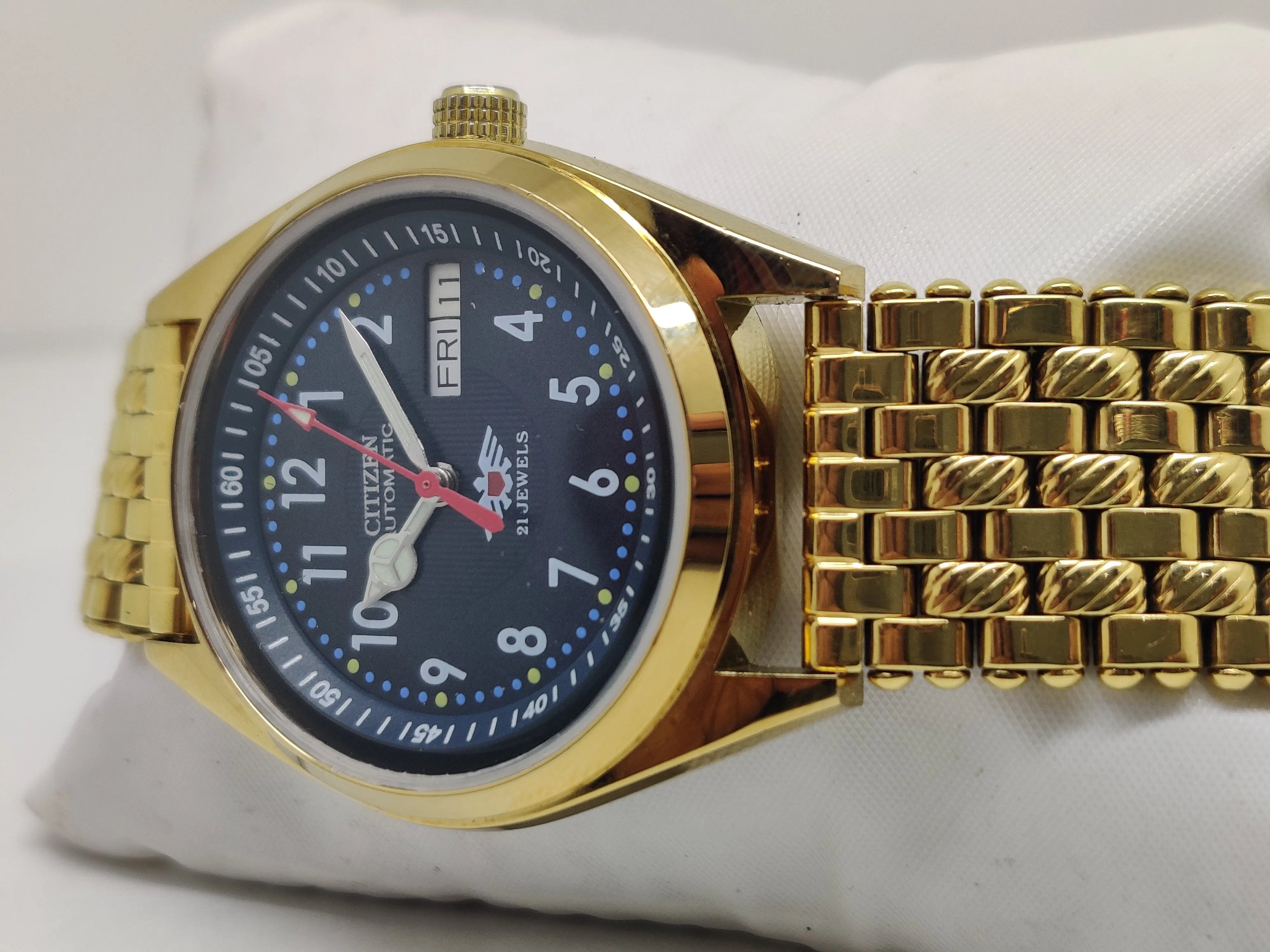 Citizen Automatic 8200 Movement stainless steel Japan Made 21 Jewels Men s Wrist Watch National Watches