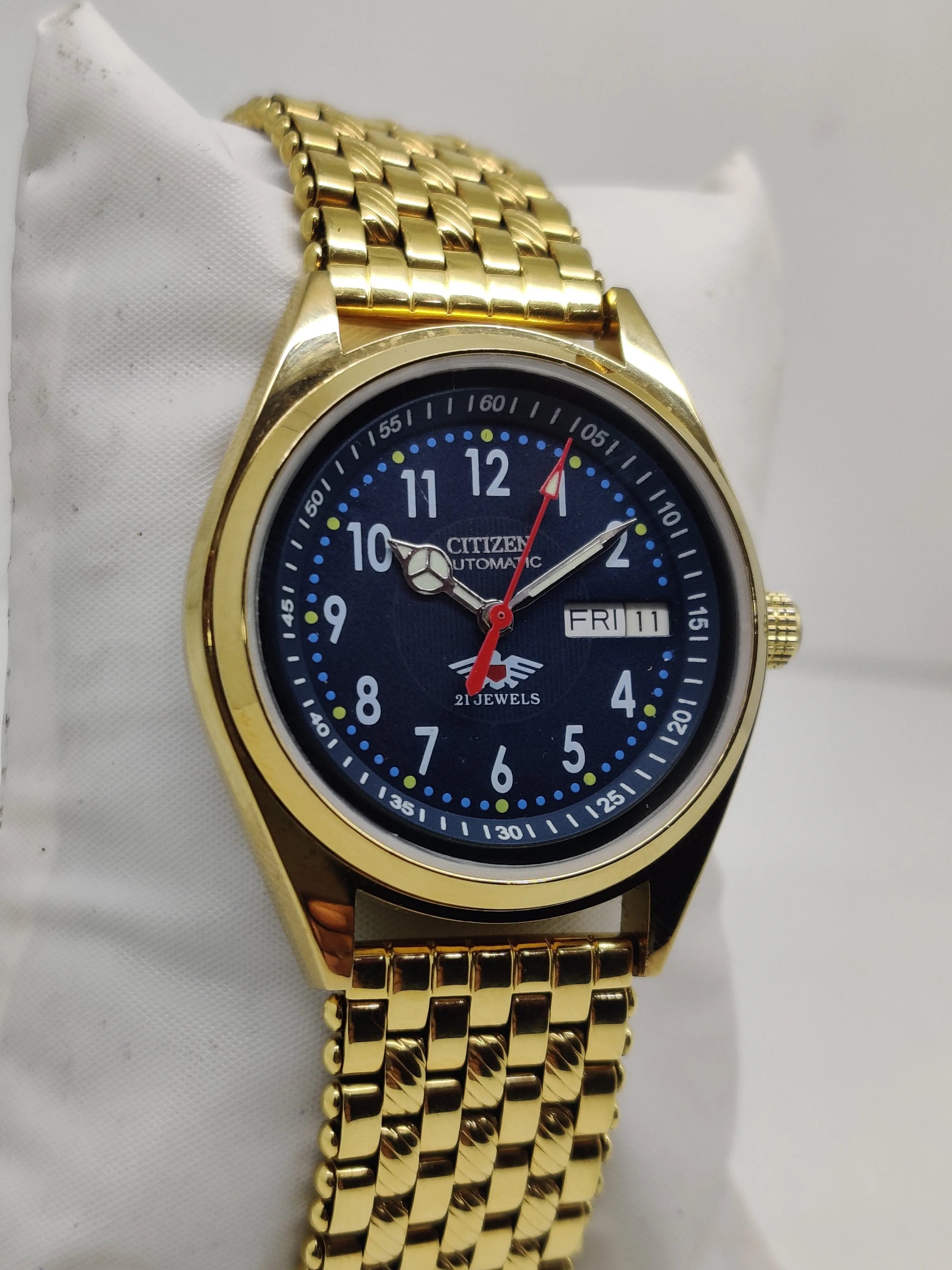 Citizen Automatic 8200 Movement stainless steel Japan Made 21 Jewels Men s Wrist Watch National Watches