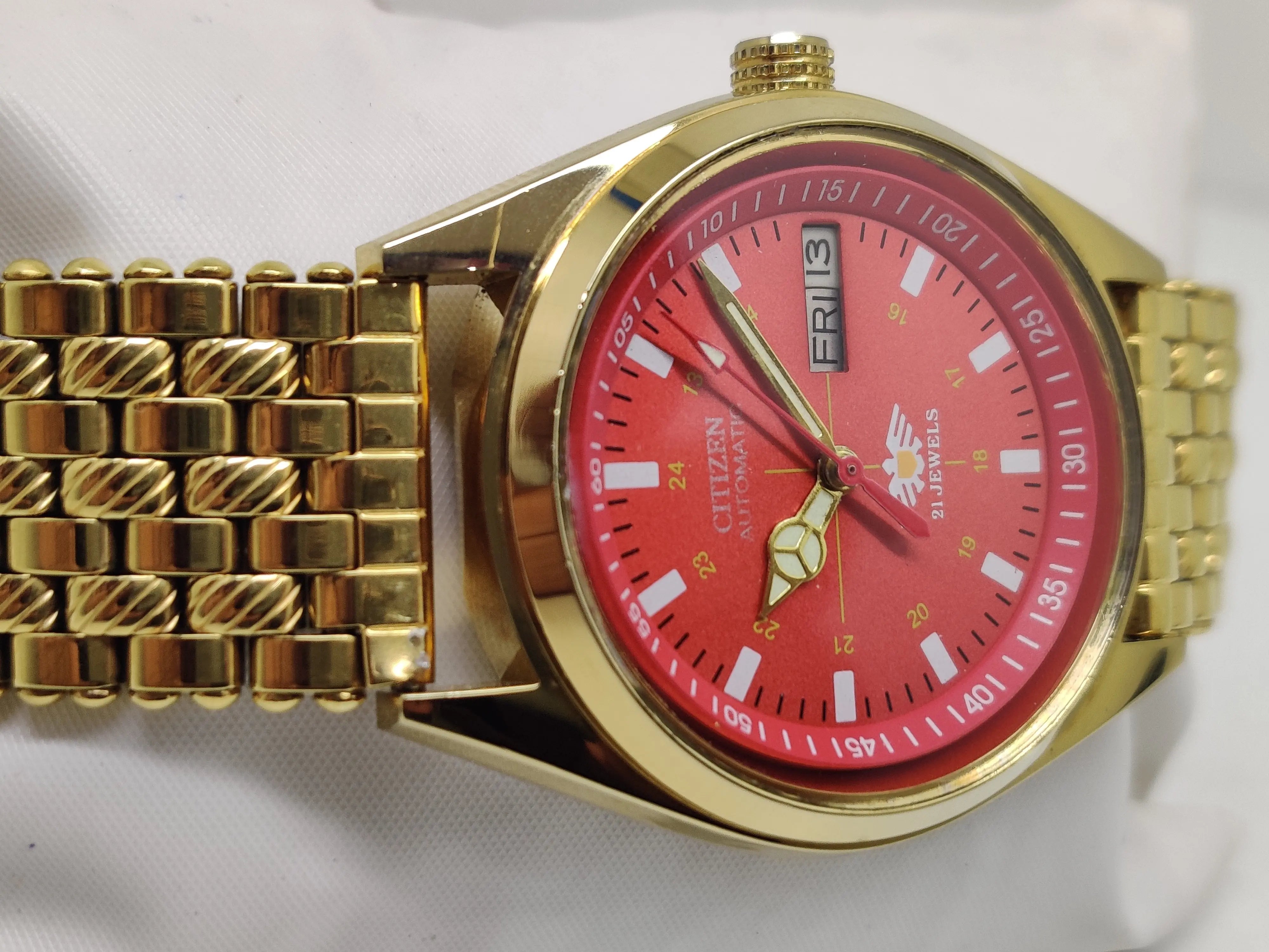 Citizen Automatic 8200 Movement stainless steel Japan Made 21 Jewels Men s Wrist Watch National Watches