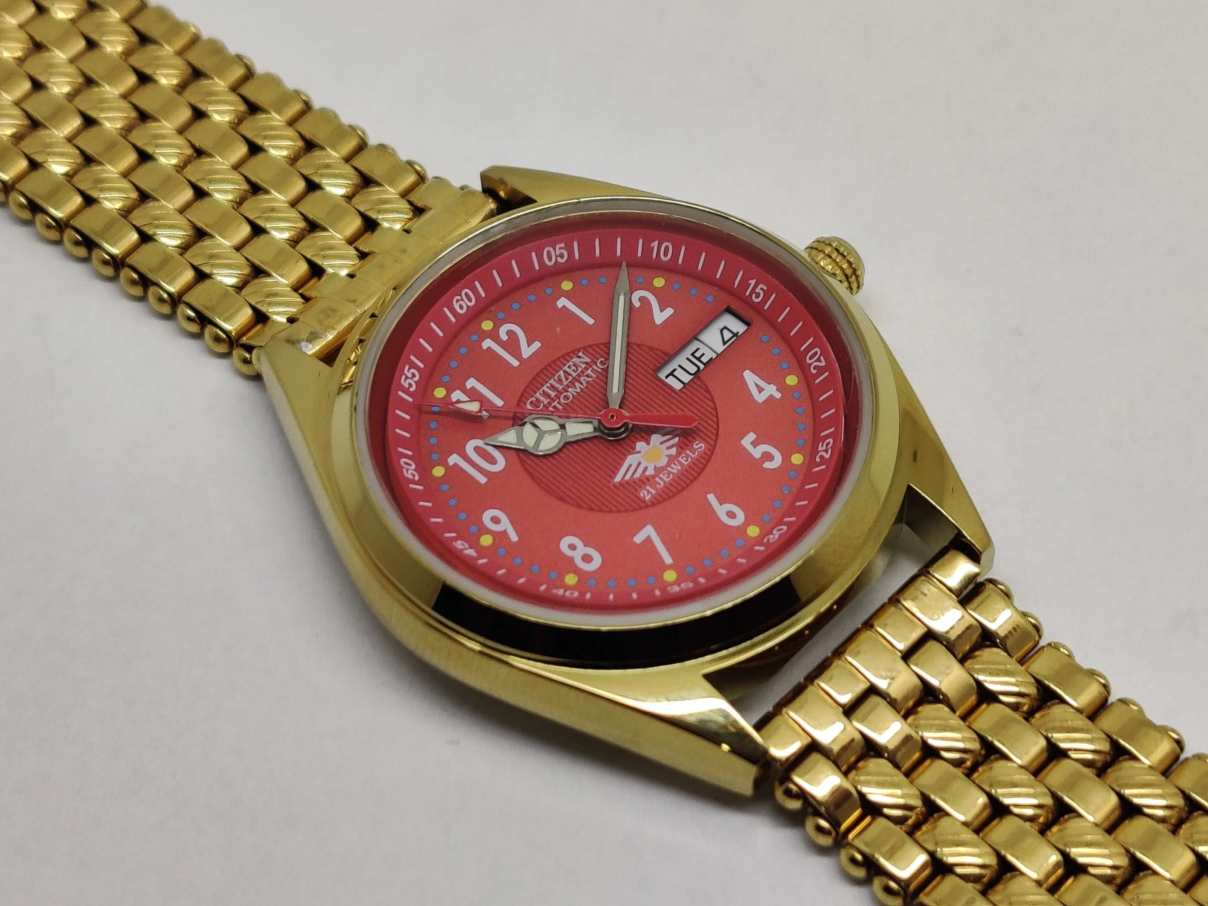 Citizen Automatic 8200 Movement stainless steel Japan Made 21 Jewels Men s Wrist Watch National Watches