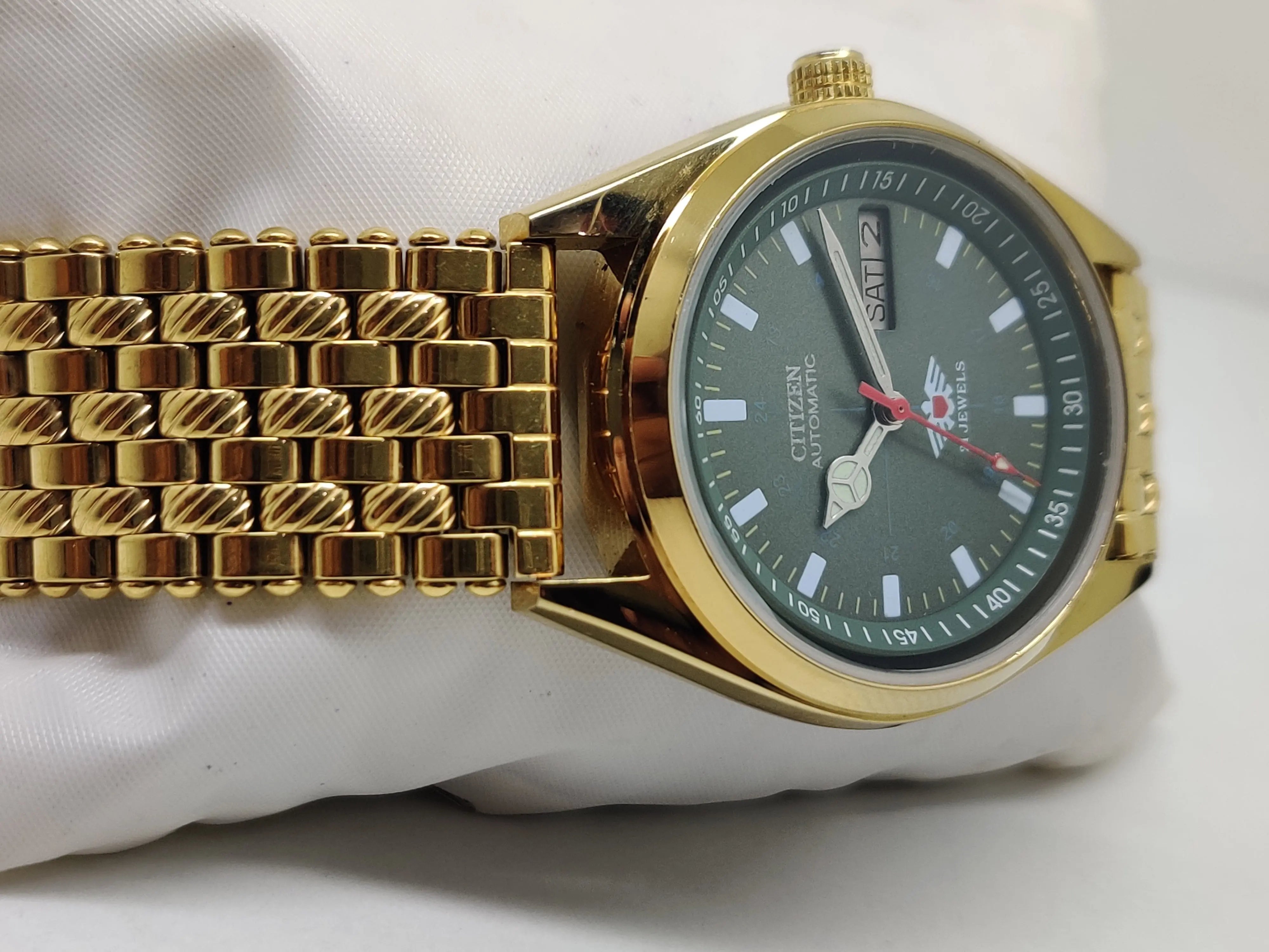 Citizen Automatic 8200 Movement stainless steel Japan Made 21 Jewels Men s Wrist Watch National Watches