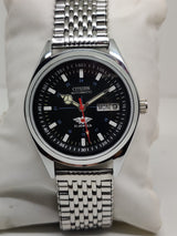 Citizen Automatic 8200 Movement stainless steel Japan Made 21 Jewels Men s Wrist Watch