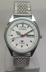 Citizen Automatic 8200 Movement stainless steel Japan Made 21 Jewels Men s Wrist Watch