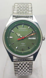 Citizen Automatic 8200 Movement stainless steel Japan Made 21 Jewels Men s Wrist Watch