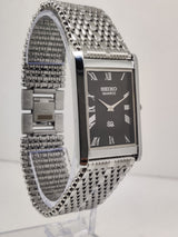 Seiko 5 Black Dial quartz Watch - National Watches