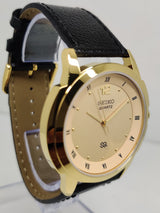 Seiko 5 Black Dial quartz WaaSeiko Silim Quartz Watch – Sleek, Durable & Stylish Timepiece for Men/Womentch - National Watches