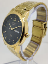 Seiko 5 Black Dial quartz Watch - National Watches