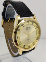 Seiko 5 Black Dial quartz WatcaSeiko Silim Quartz Watch – Sleek, Durable & Stylish Timepiece for Men/Womenh - National Watches