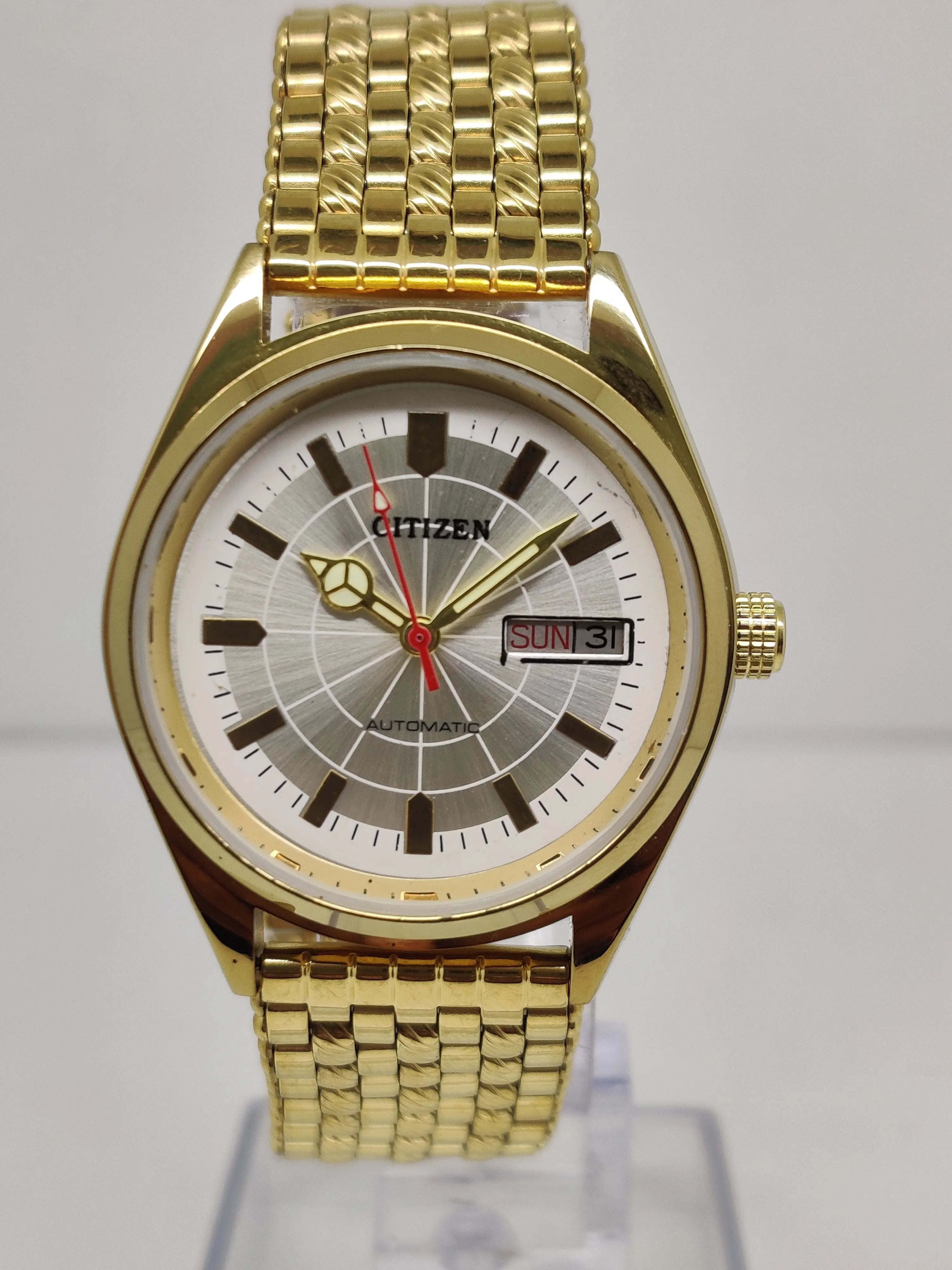 Citizen Automatic 8200 Movement stainless steel Japan Made 21 Jewels Men s Wrist Watch National Watches