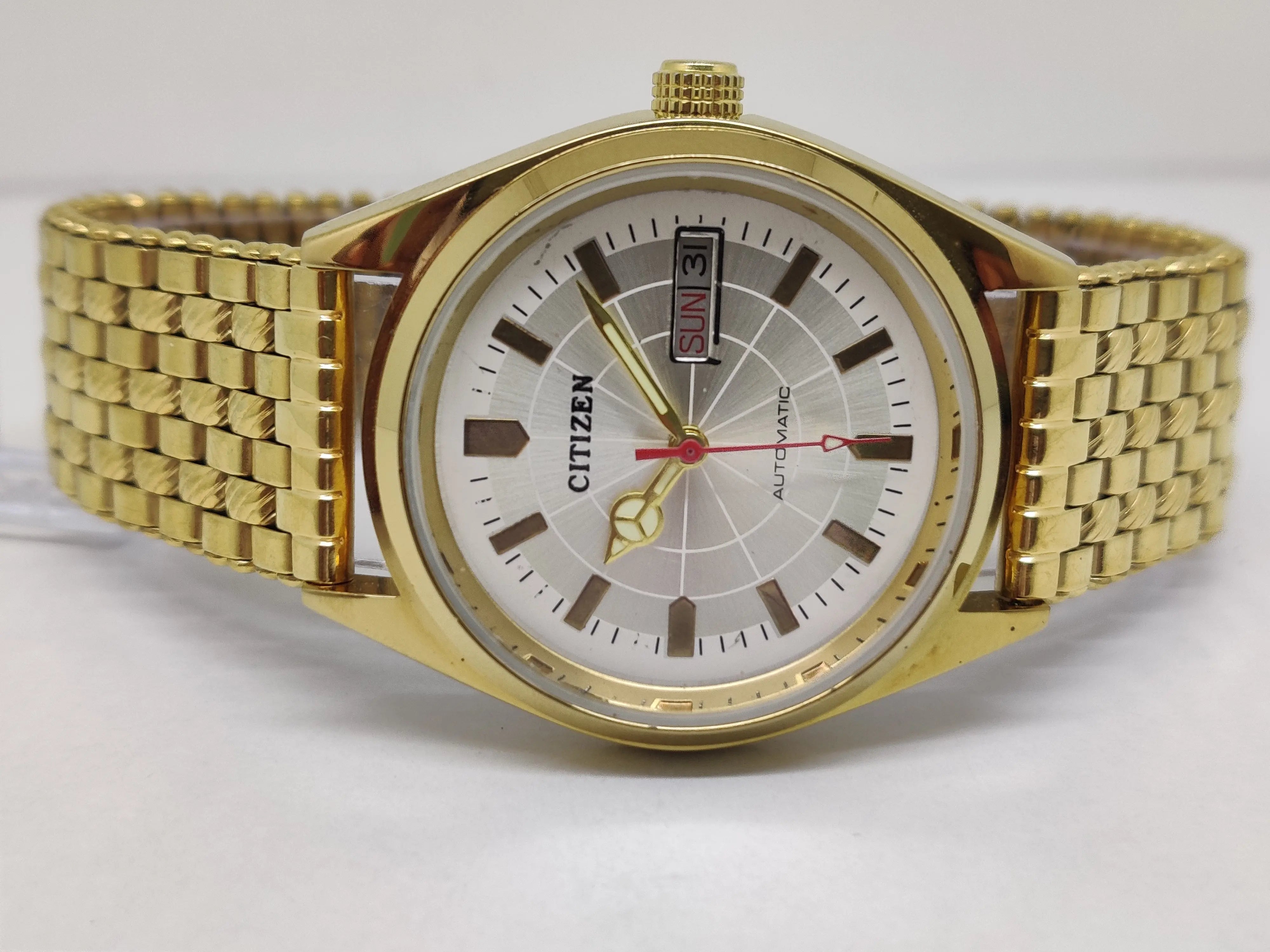 Citizen Automatic 8200 Movement stainless steel Japan Made 21 Jewels Men s Wrist Watch National Watches