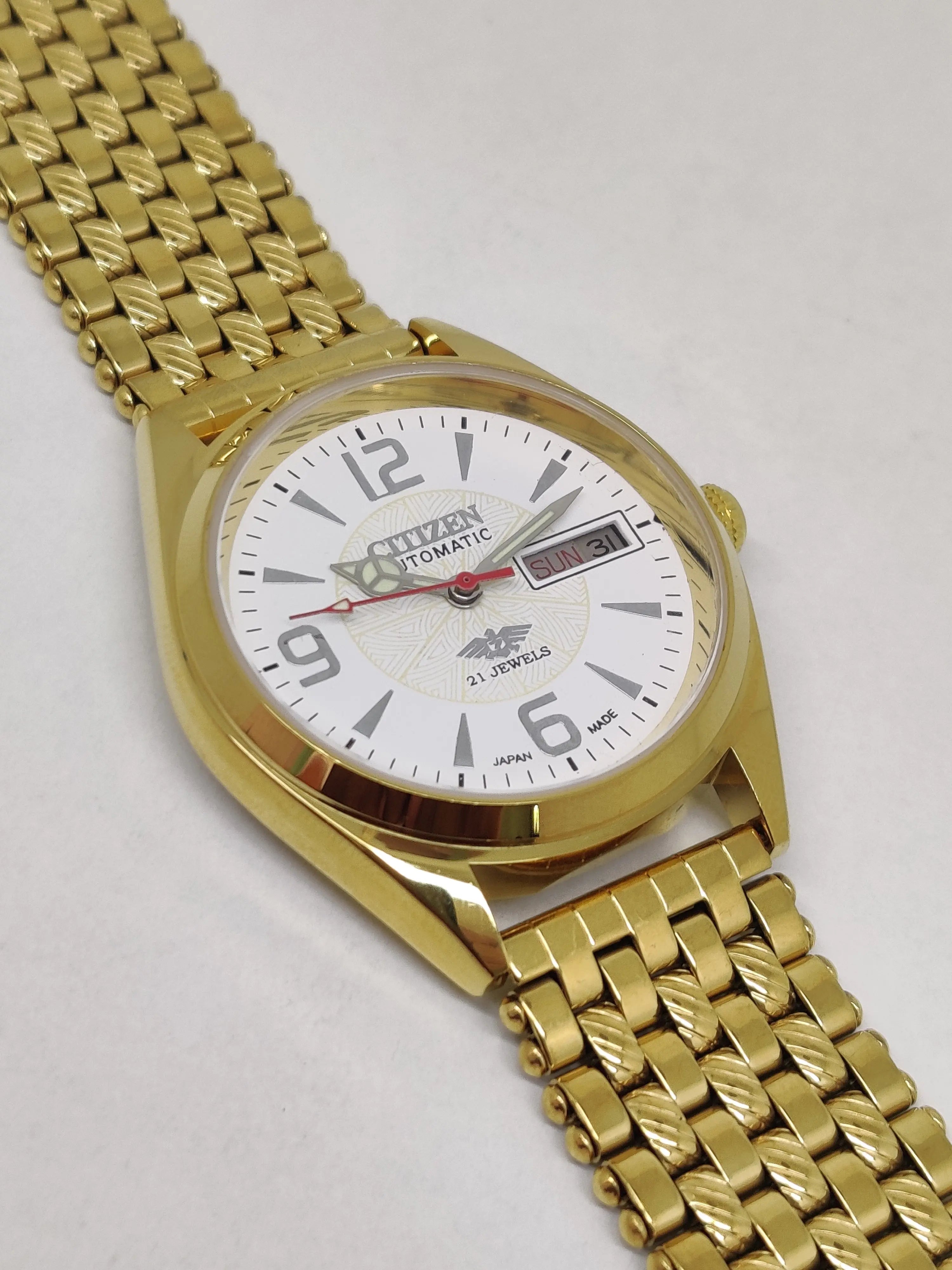 Citizen Automatic 8200 Movement stainless steel Japan Made 21 Jewels Men s Wrist Watch National Watches