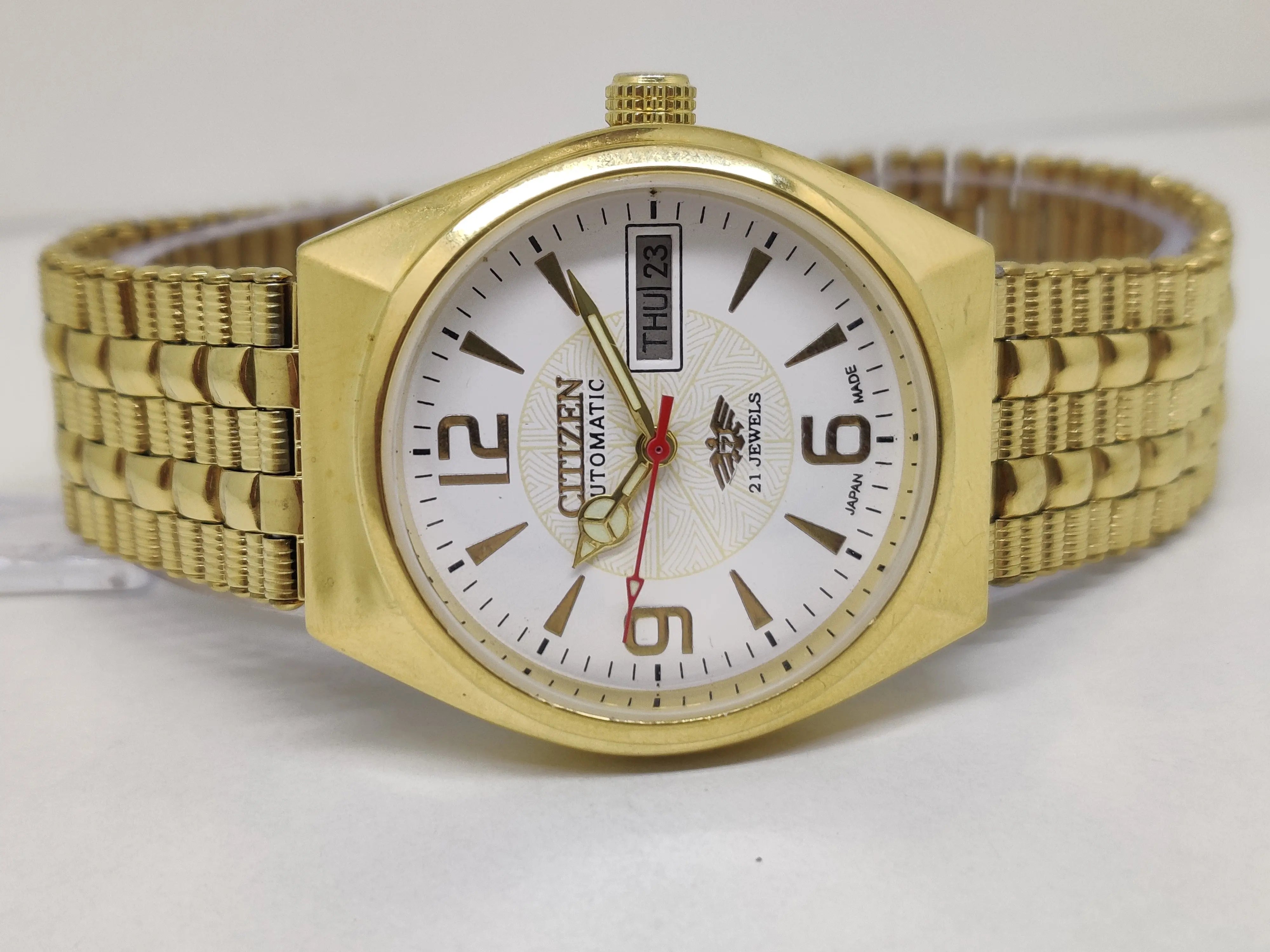 Citizen Automatic 8200 Movement stainless steel Japan Made 21 Jewels Men s Wrist Watch National Watches