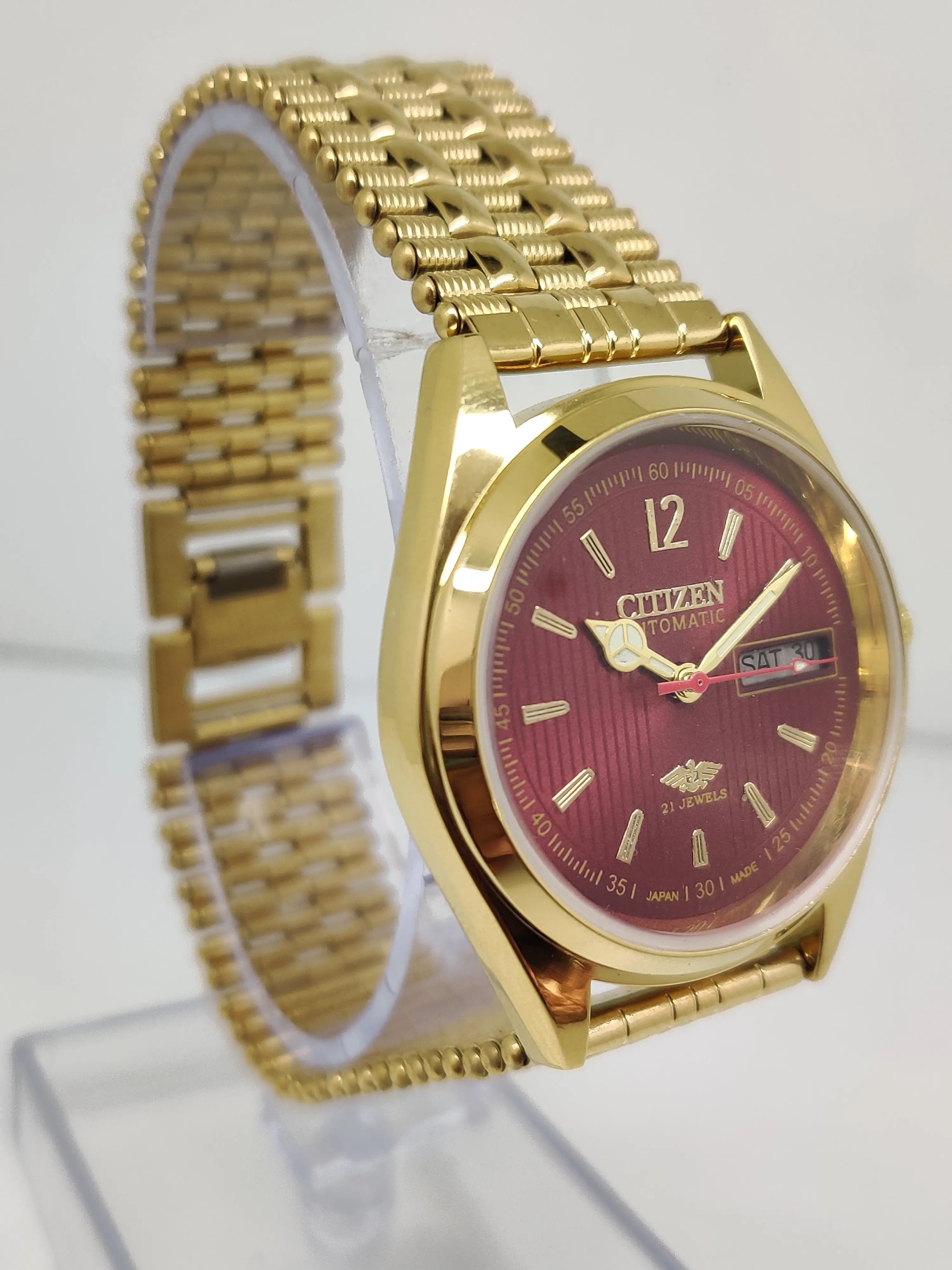 Citizen Automatic 8200 Movement stainless steel Japan Made 21 Jewels Men s Wrist Watch National Watches