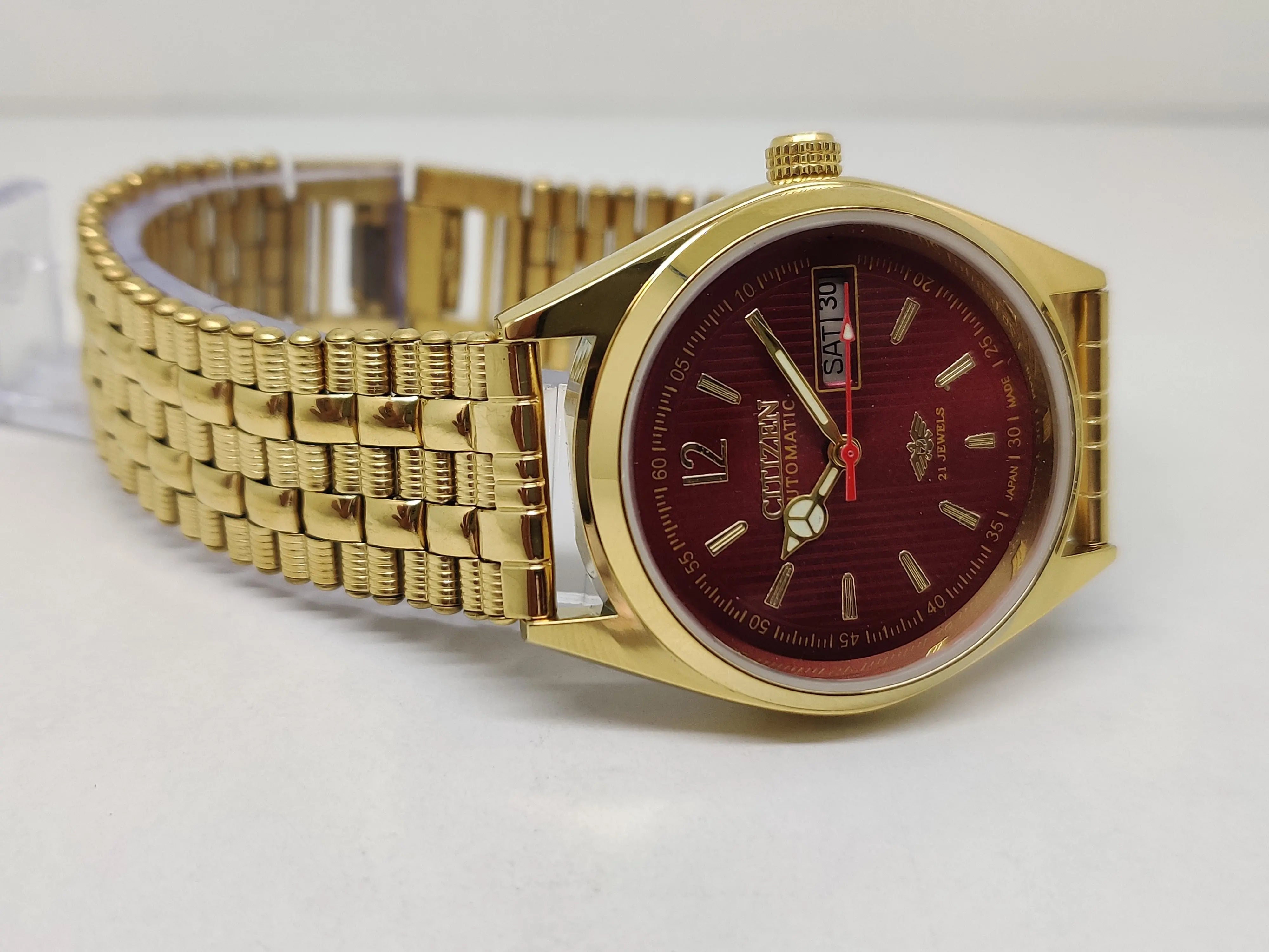Citizen Automatic 8200 Movement stainless steel Japan Made 21 Jewels Men s Wrist Watch National Watches