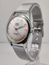 Hmt Pilot Mechanical Handwinding Movement stainless Steel Para Shock 17 Jewels Analog Dial Wrist Watch For Men