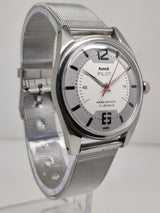 Hmt Pilot Mechanical Handwinding Movement stainless Steel Para Shock 17 Jewels Analog Dial Wrist Watch For Men National Watches