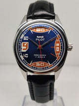 Hmt Pilot Mechanical Handwinding Movement stainless Steel Para Shock 17 Jewels Analog Dial Wrist Watch For Men National Watches