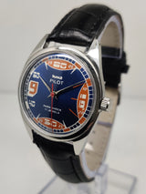 Hmt Pilot Mechanical Handwinding Movement stainless Steel Para Shock 17 Jewels Analog Dial Wrist Watch For Men National Watches