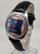 Hmt Pilot Mechanical Handwinding Movement stainless Steel Para Shock 17 Jewels Analog Dial Wrist Watch For Men