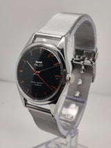 Hmt Pilot Mechanical Handwinding Movement stainless Steel Para Shock 17 Jewels Analog Dial Wrist Watch For Men National Watches