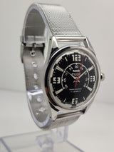 Hmt Pilot Mechanical Handwinding Movement stainless Steel Para Shock 17 Jewels Analog Dial Wrist Watch For Men