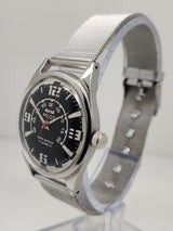 Hmt Pilot Mechanical Handwinding Movement stainless Steel Para Shock 17 Jewels Analog Dial Wrist Watch For Men