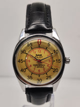 Hmt Pilot Mechanical Handwinding Movement stainless Steel Para Shock 17 Jewels Analog Dial Wrist Watch For Men