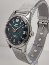 Hmt Pilot Mechanical Handwinding Movement stainless Steel Para Shock 17 Jewels Analog Dial Wrist Watch For Men