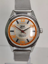 Hmt Pilot Mechanical Handwinding Movement stainless Steel Para Shock 17 Jewels Analog Dial Wrist Watch For Men National Watches