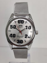 Hmt Pilot Mechanical Handwinding Movement stainless Steel Para Shock 17 Jewels Analog Dial Wrist Watch For Men National Watches