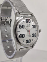 Hmt Pilot Mechanical Handwinding Movement stainless Steel Para Shock 17 Jewels Analog Dial Wrist Watch For Men National Watches