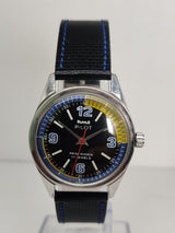 Hmt Pilot Mechanical Handwinding Movement stainless Steel Para Shock 17 Jewels Analog Dial Wrist Watch For Men