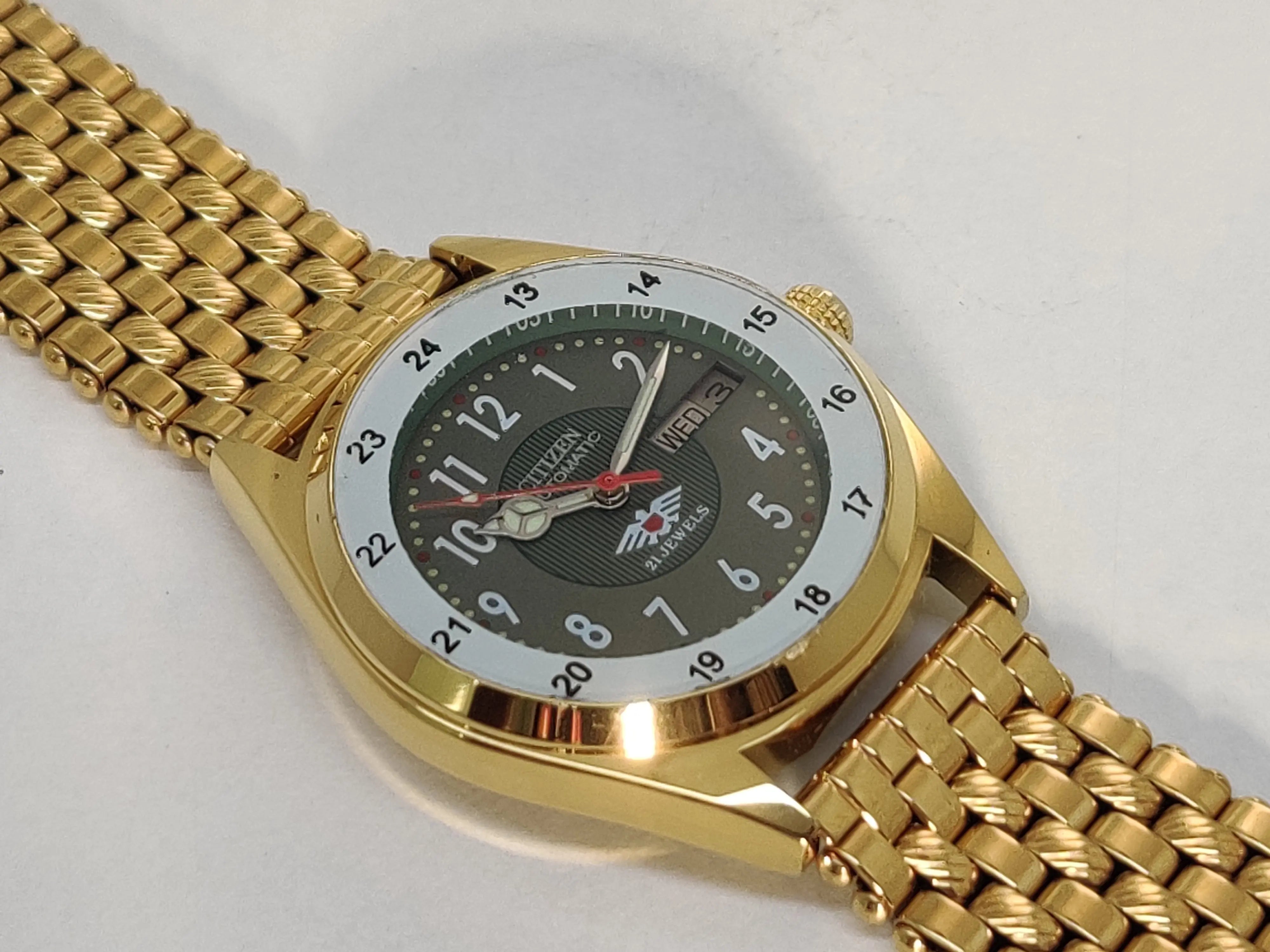 Citizen Automatic 8200 Movement stainless steel Japan Made 21 Jewels Men s Wrist Watch National Watches