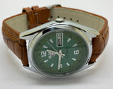 VINTAGE REFURBISHED SEIKO 5 AUTOMATIC JAPAN MENS DAY DATE WATCH - National Watches
