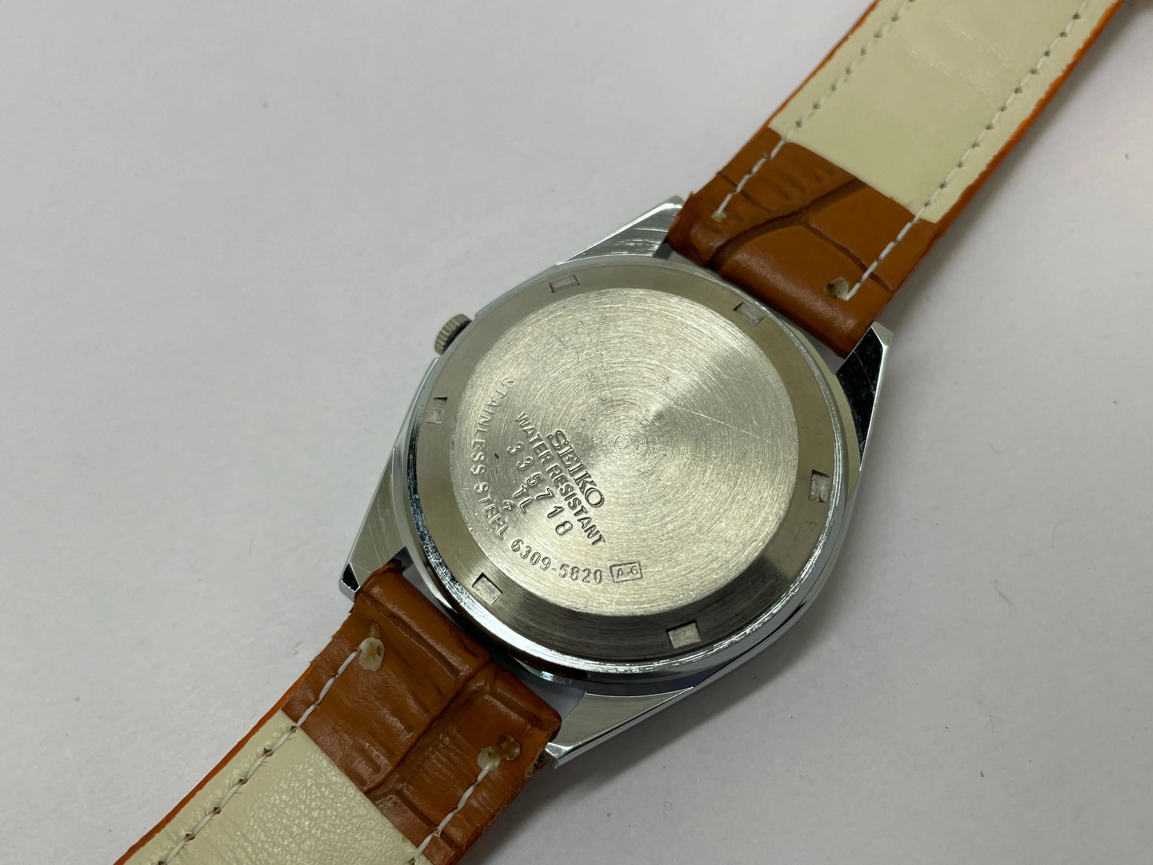 Seiko 5 Black Dial Automatic Vintage Watch National Watches