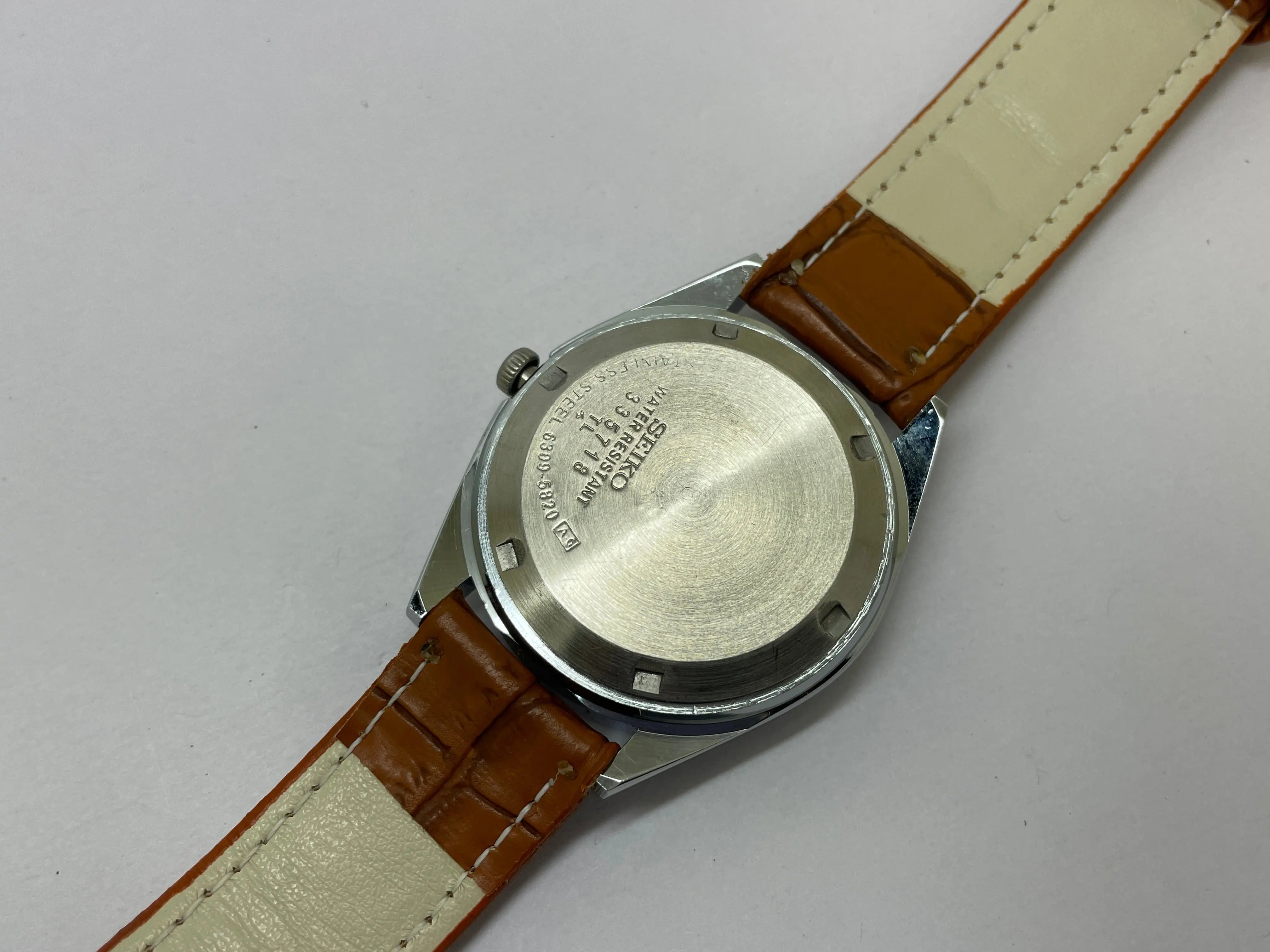Seiko 5 Black Dial Automatic Vintage Watch National Watches