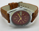 VINTAGE REFURBISHED SEIKO 5 AUTOMATIC JAPAN MENS DAY DATE WATCH - National Watches