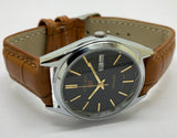 VINTAGE REFURBISHED SEIKO 5 AUTOMATIC JAPAN MENS DAY DATE WATCH - National Watches
