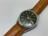 VINTAGE REFURBISHED SEIKO 5 AUTOMATIC JAPAN MENS DAY DATE WATCH - National Watches
