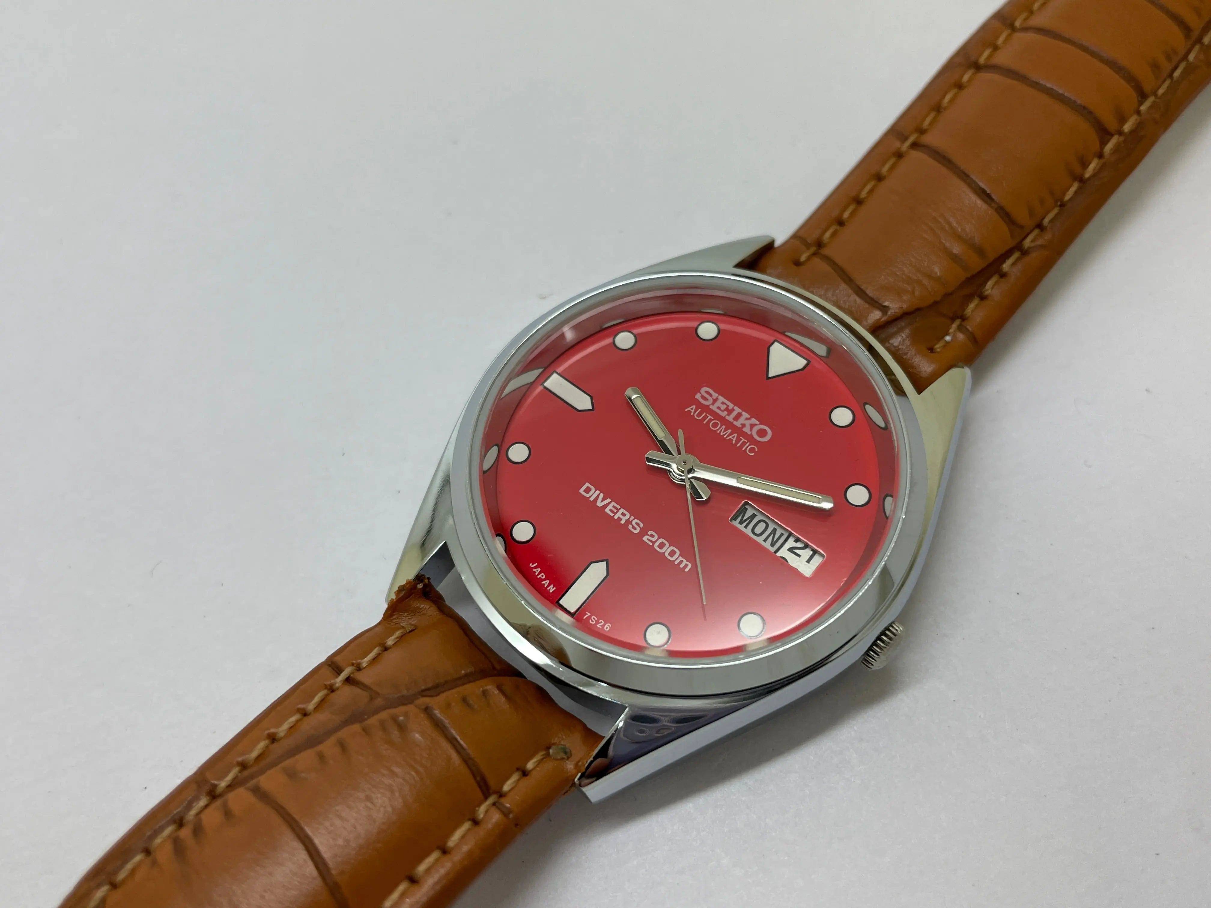 Seiko 5 Black Dial Automatic Vintage Watch National Watches