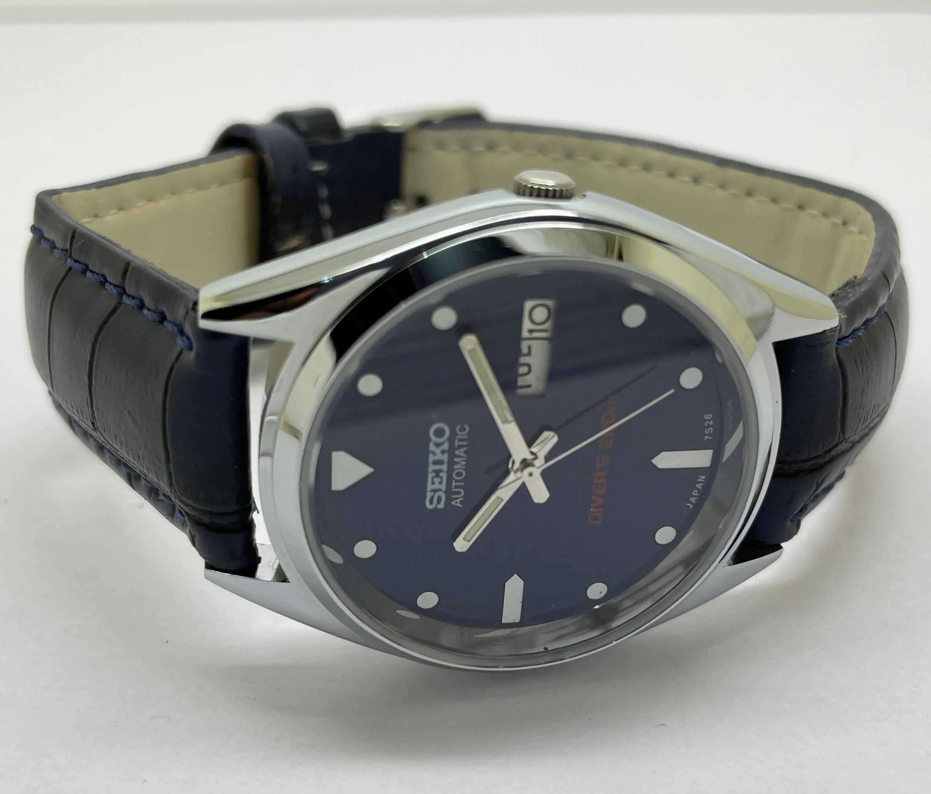Seiko 5 Black Dial Automatic Vintage Watch National Watches