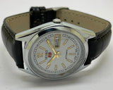VINTAGE REFURBISHED SEIKO 5 AUTOMATIC JAPAN MENS DAY DATE WATCH - National Watches