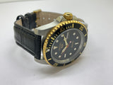 Seiko 5 Black Dial Automatic Vintage Watch sports