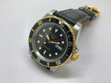 Seiko 5 Black Dial Automatic Vintage Watch sports
