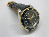 Seiko 5 Black Dial Automatic Vintage Watch sports