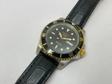 Seiko 5 Black Dial Automatic Vintage Watch sports