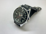 Seiko 5 Sports Black Automatic Refurbished Watch Vintage Style Reliable Japanese Movement - National Watches