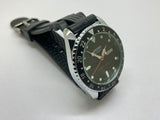 Seiko 5 Sports Black Automatic Refurbished Watch Vintage Style Reliable Japanese Movement - National Watches